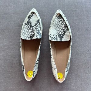 Madden Girl snake print flats